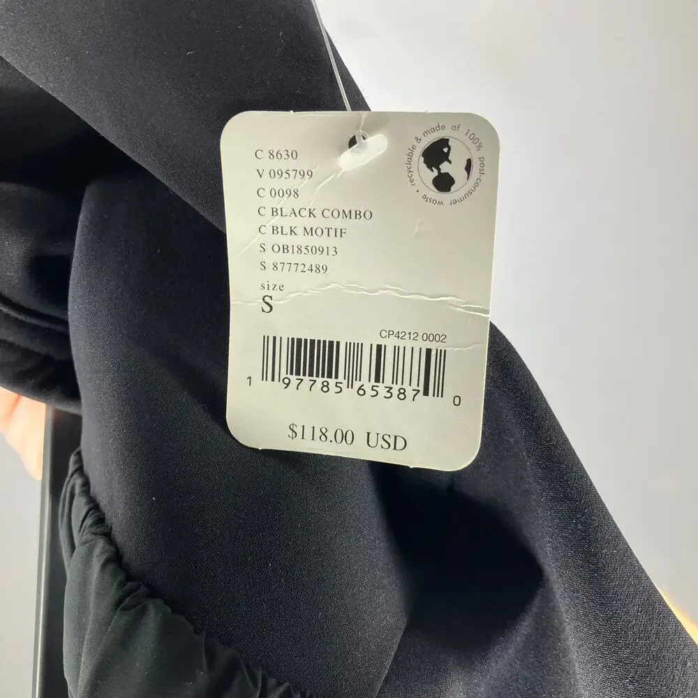 NWT FREE PEOPLE MOVEMENT Double Bounce Onesie Black Combo Purple Small - Picture 5 of 5